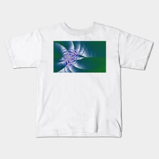 Spinning shiny abstract fractal Kids T-Shirt